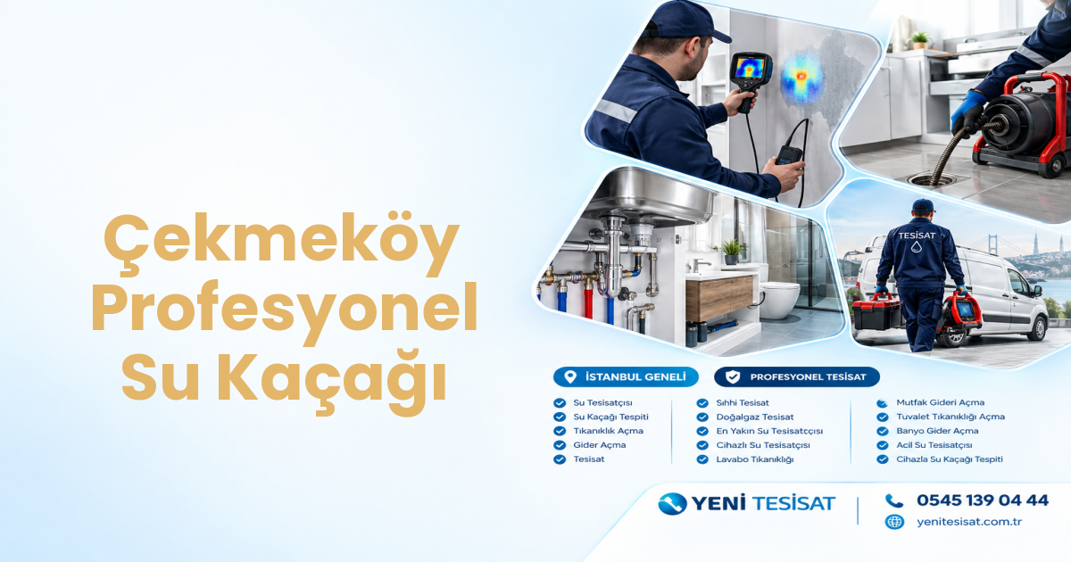 Çekmeköy Profesyonel Su Kaçağı