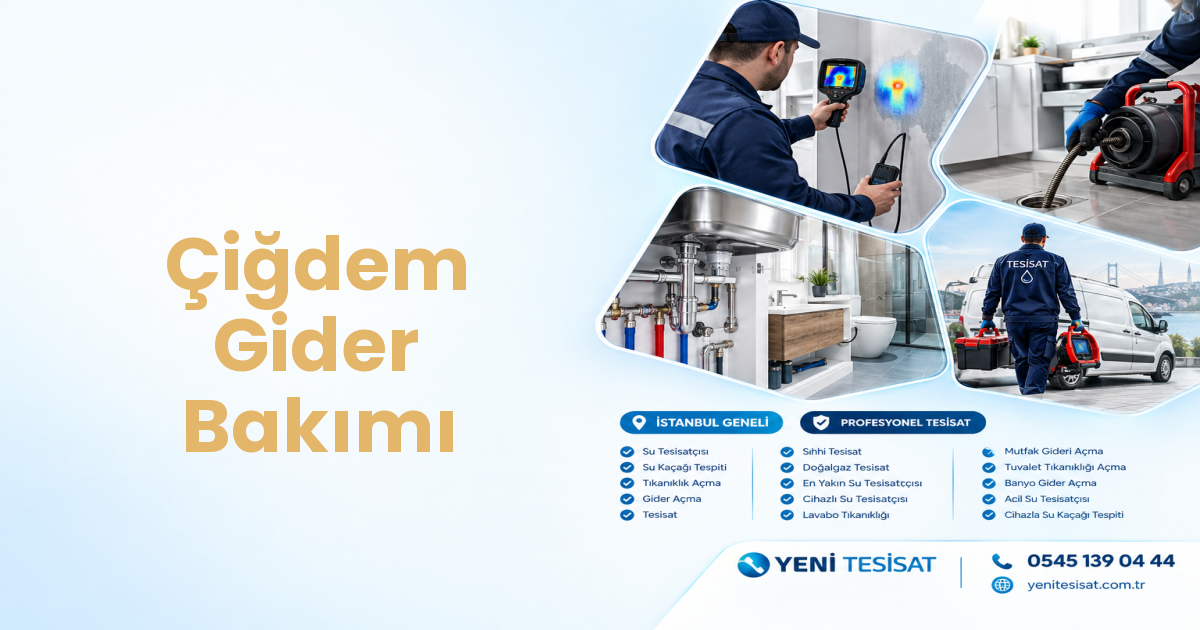 Çiğdem Gider Bakımı