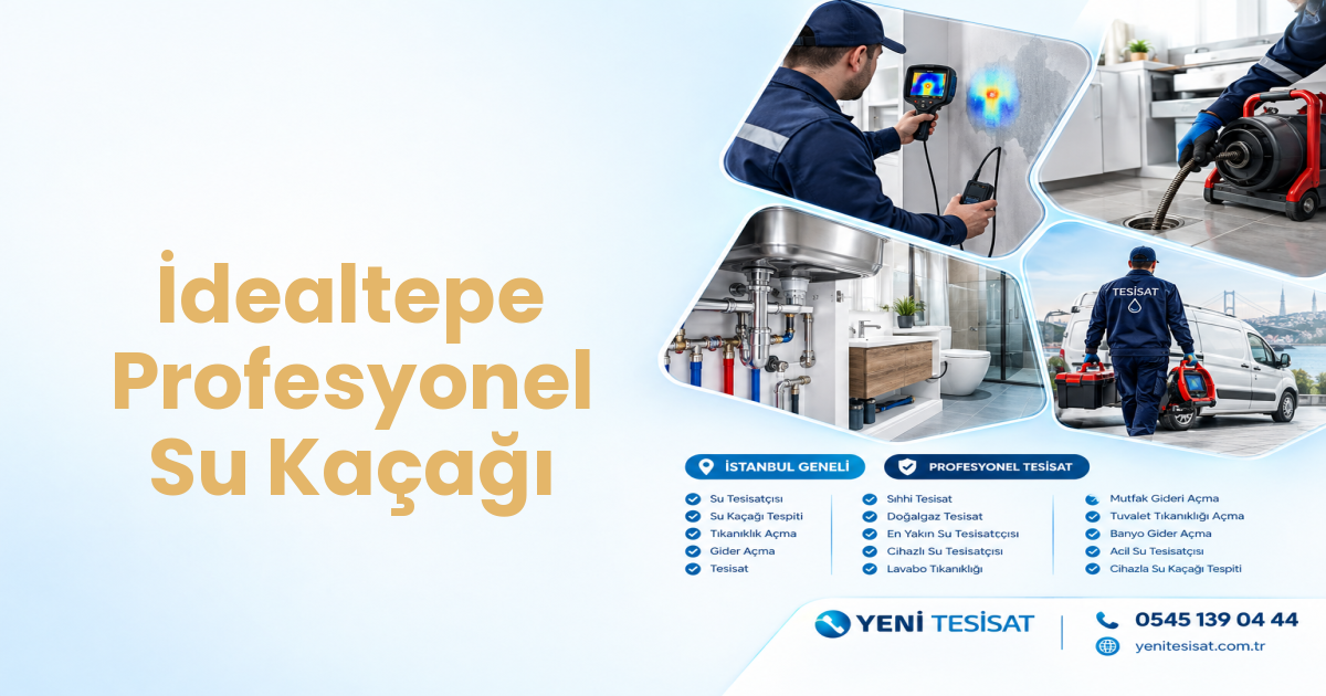 İdealtepe Profesyonel Su Kaçağı