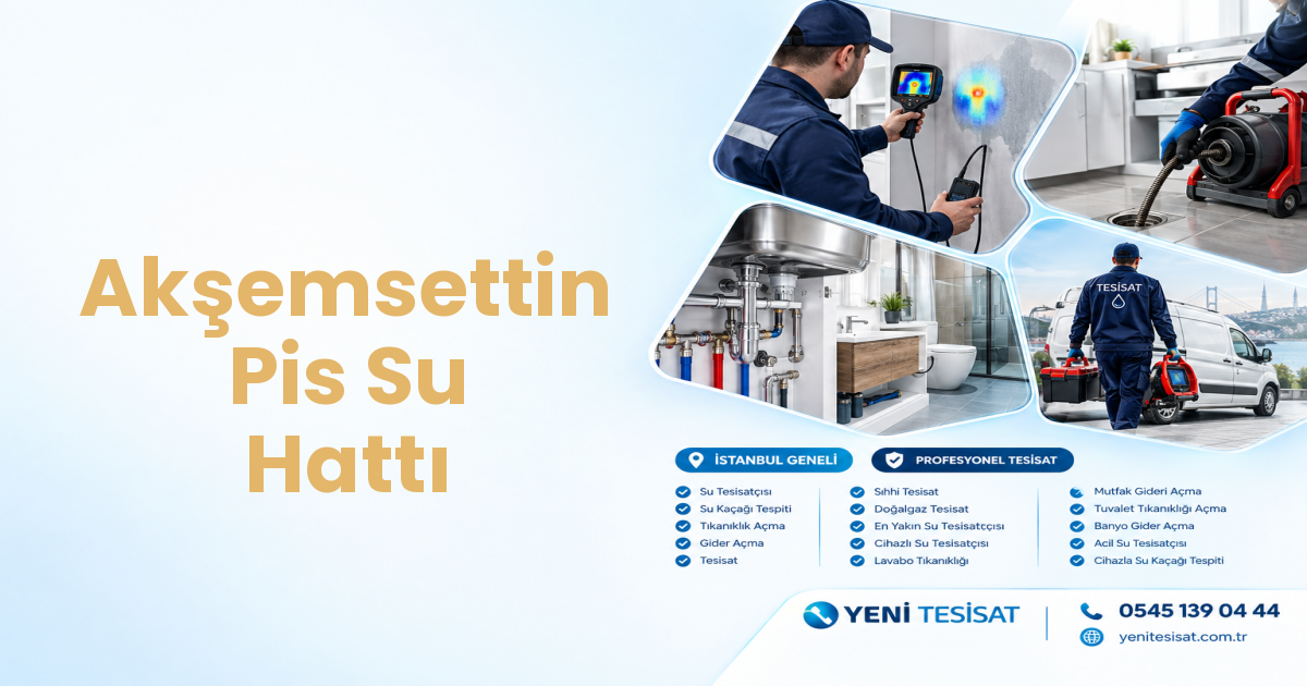 Akşemsettin Pis Su Hattı