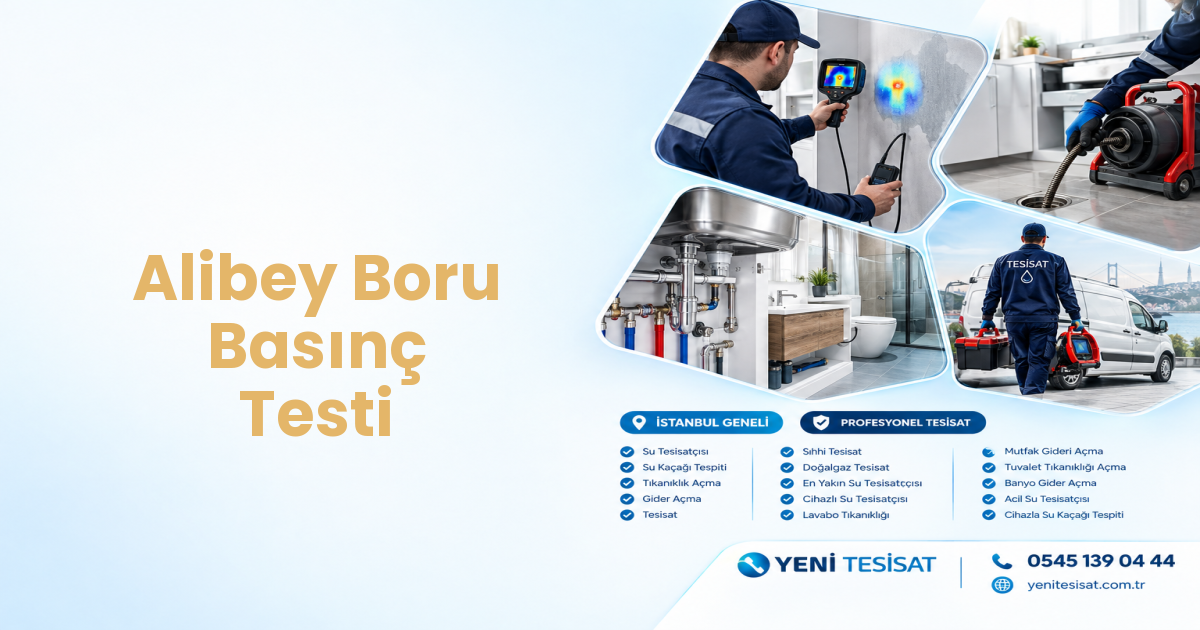 Alibey Boru Basınç Testi