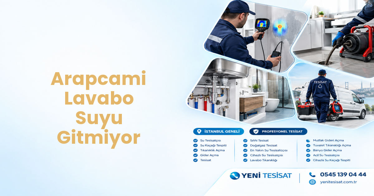 Arapcami Lavabo Suyu Gitmiyor