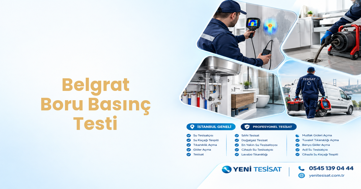 Belgrat Boru Basınç Testi