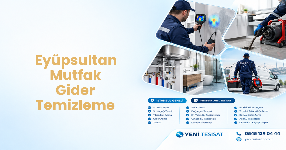 Eyüpsultan Mutfak Gider Temizleme
