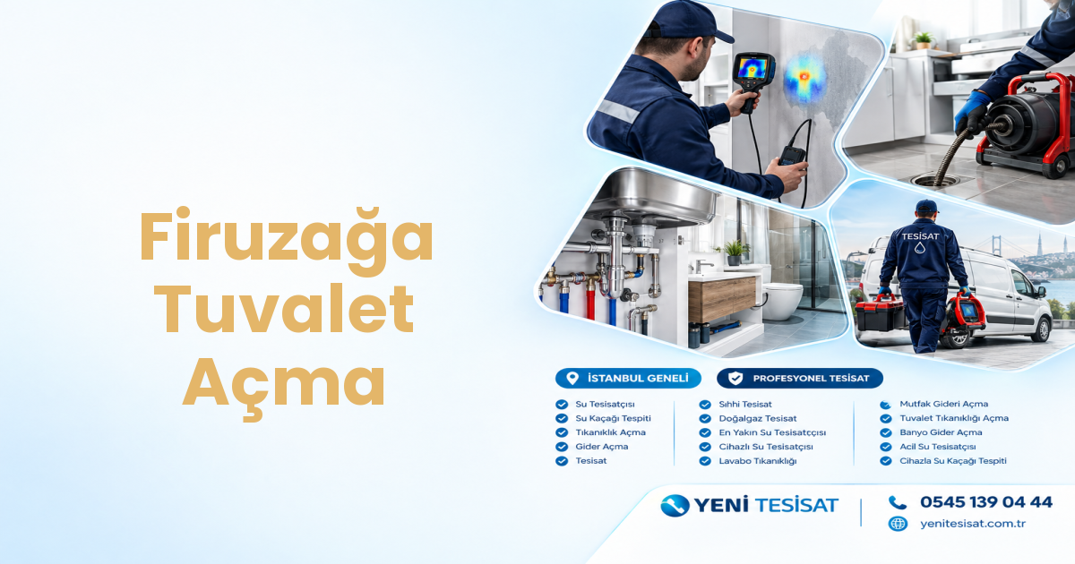 Firuzağa Tuvalet Açma