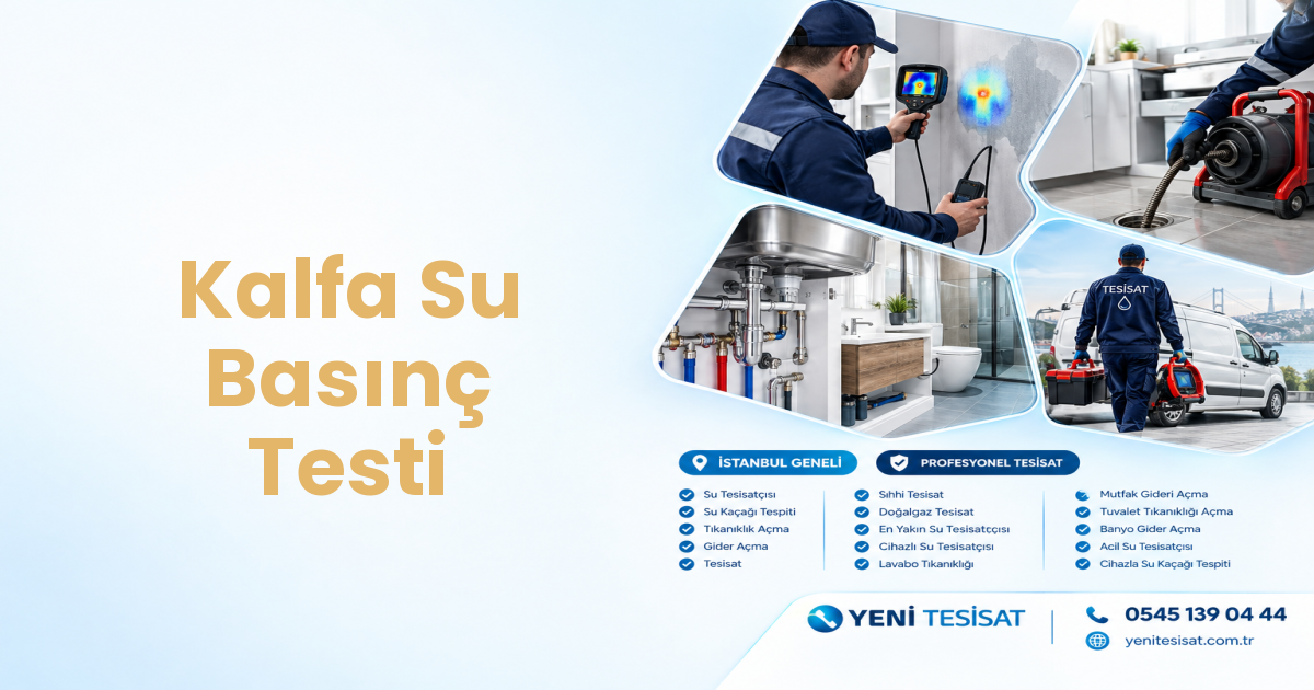Kalfa Su Basınç Testi