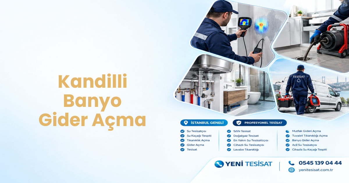 Kandilli Banyo Gider Açma