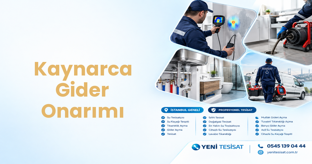 Kaynarca Gider Onarımı