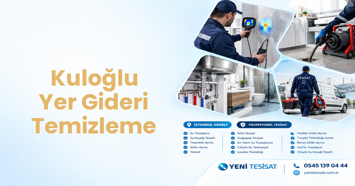 Kuloğlu Yer Gideri Temizleme