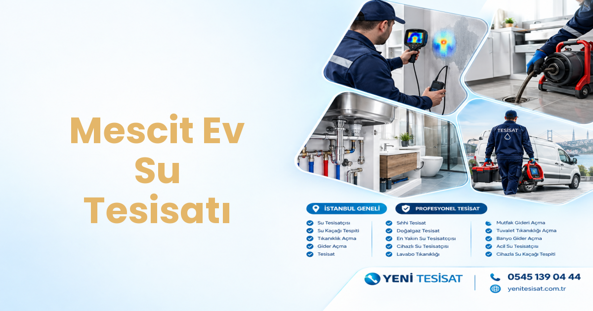 Mescit Ev Su Tesisatı