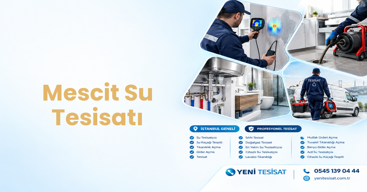Mescit Su Tesisatı