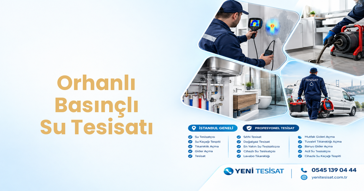 Orhanlı Basınçlı Su Tesisatı