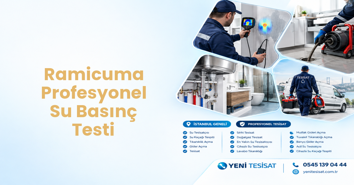 Ramicuma Profesyonel Su Basınç Testi