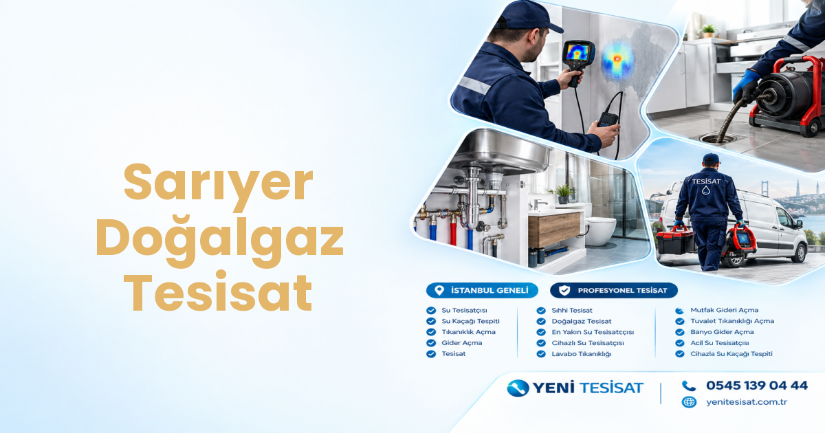 Sarıyer Doğalgaz Tesisat