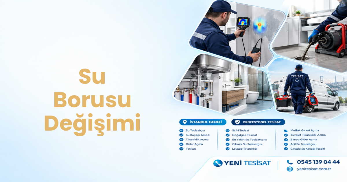 Su Borusu Değişimi